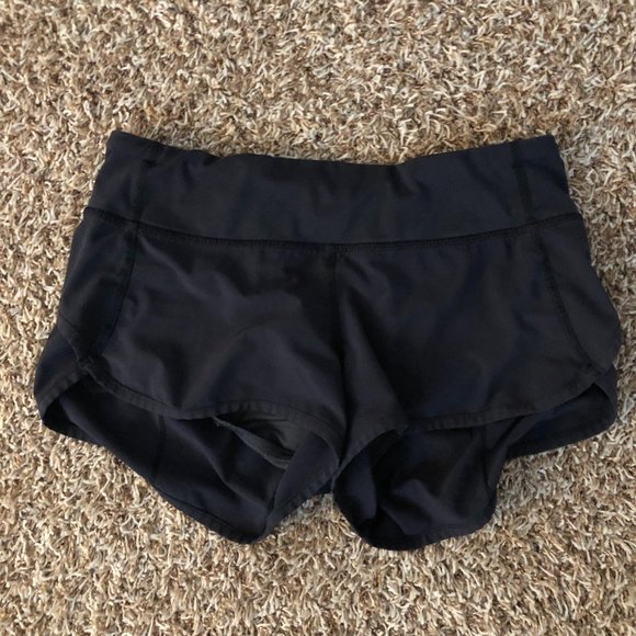 Lulu Lemon Speed Short - Black - Picture 1 of 5